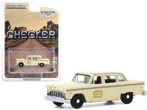 1971 Checker Taxicab Yellow \Tisdale Cab Co.\" \"Hobby Exclusive\"