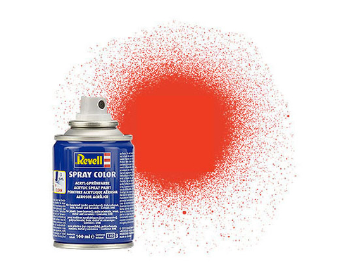 Revell RMX34125 Luminous Orange Matt Acrylic Spray Paint - Pack of 2