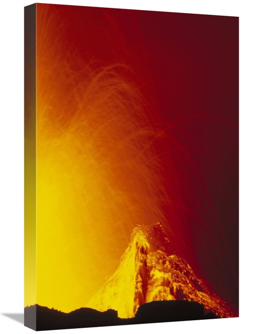 Global Gallery GCS-451144-1624-142 16 x 24 in. Spatter Cone & Lava Fou