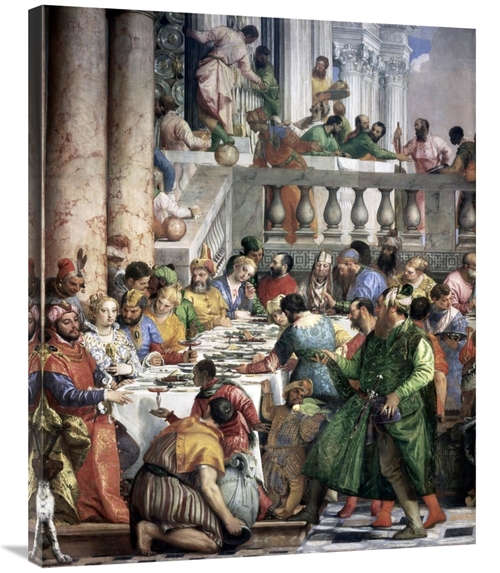 Global Gallery GCS-281433-36-142 36 in. Marriage at Cana - Detail Art 
