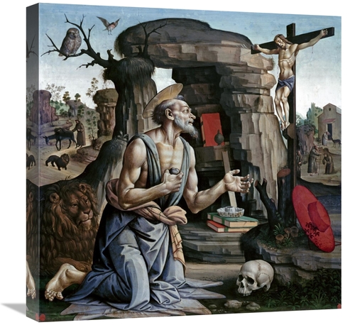 Global Gallery GCS-277398-22-142 22 in. Saint Jerome Art Print - Barto