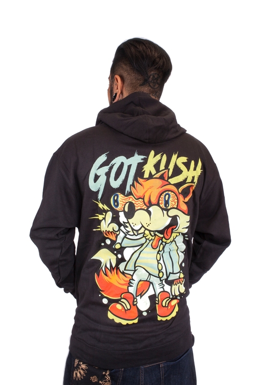 High As Fox Zip Hoodie