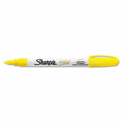 Sanford Ink Company 35539 Permanent Paint Marker- Fine Point- Yellow