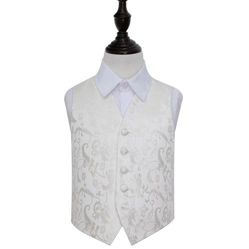 Passion Waistcoat - Boys - Ivory, 30'