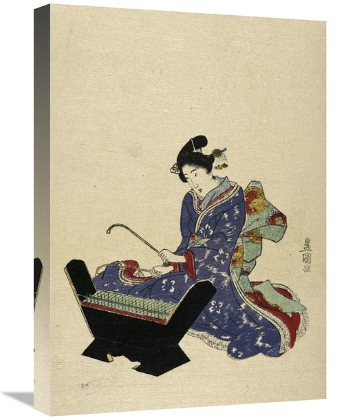 Global Gallery GCS-280585-22-142 22 in. Mokkin - Wooden Xylophone Art 