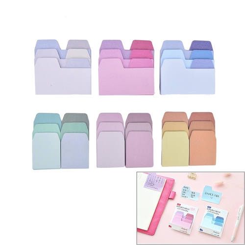 1pc Memo Pads Sticky Notes Kawaii Cute Colorful