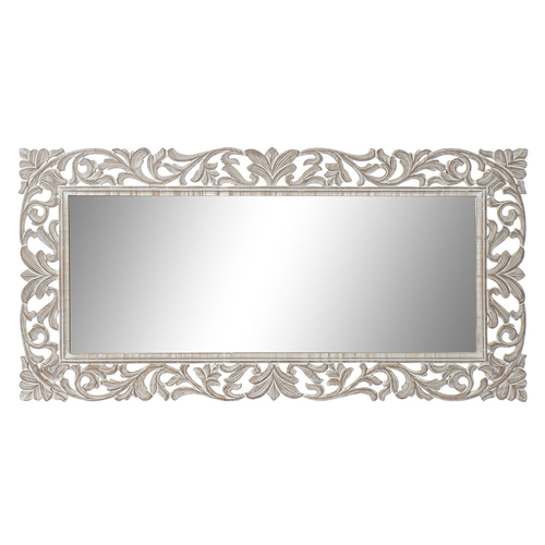 Wall mirror DKD Home Decor 160 x 2,5 x 80 cm Crystal Natural Indian
