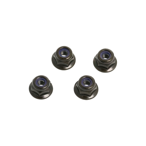 CEN Racing CEGG36403 M4 Flange Nylon Insert Locknut Assembly - 4 Piece