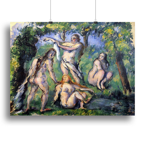 Bathers 2 by Cezanne Canvas Print or Poster