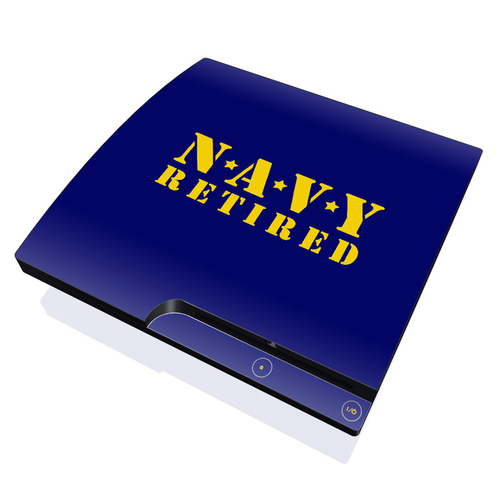 DecalGirl PS3S-NAVY-RETIRED PS3 Slim Skin - Navy Retired