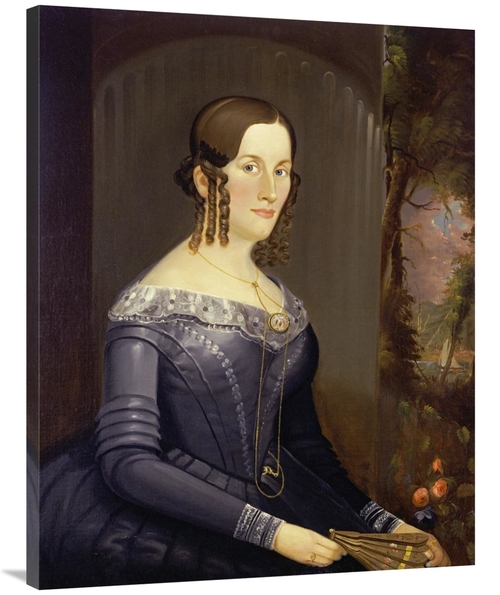 Global Gallery GCS-268428-40-142 40 in. Portrait of a Lady Art Print -