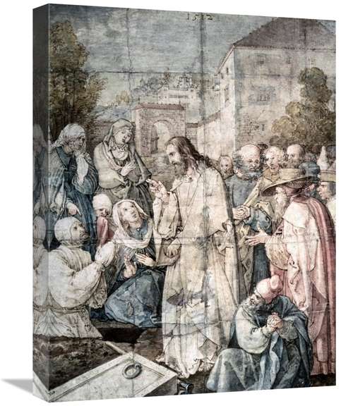 Global Gallery GCS-277446-22-142 22 in. Resurrection of Lazarus Art Pr