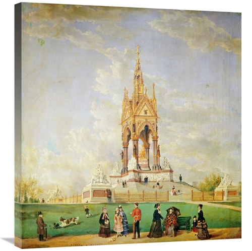 Global Gallery GCS-266576-30-142 30 in. The Albert Memorial, Londo