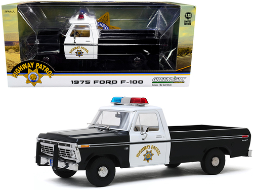 1975 Ford F-100 Pickup Truck \California Highway Patrol\" (CHP) Black