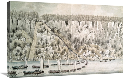 Global Gallery GCS-278261-30-142 30 in. Landing of the British Forces 