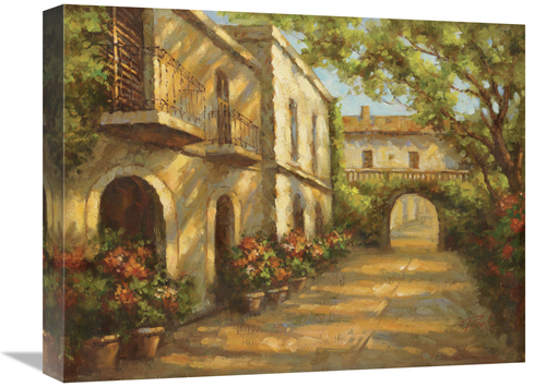 Global Gallery GCS-128532-1620-142 16 x 20 in. Arched Passageway Art P