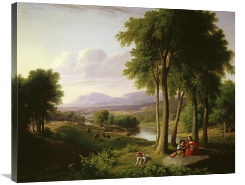 Global Gallery GCS-281992-36-142 36 in. The Berry Pickers Art Print - 