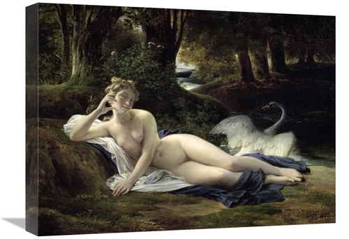 22 in. Leda Art Print - Francois Eduard Picot