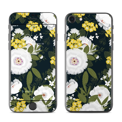 DecalGirl AIP7-FLEURN Apple iPhone 7 Skin - Fleurette Night