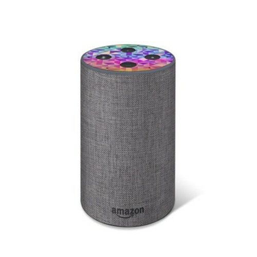 DecalGirl AECO7T-FRAGMENTS Amazon Echo 2017 Top Only Skin - Fragments