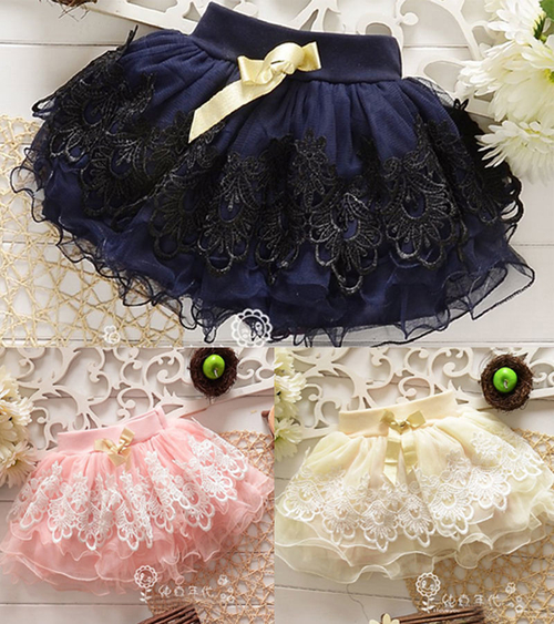 children lace skirt Baby tutu skirt 2016 pink cake