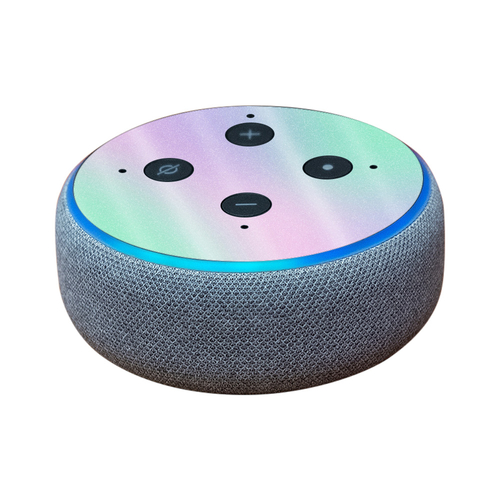 MightySkins GL-AMEDOT3-Cotton Candy Glossy Glitter Skin for Amazon Ech