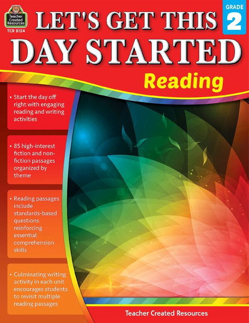 Teacher Created Resources 2021076 Lets Get This Day Started Reading Bo