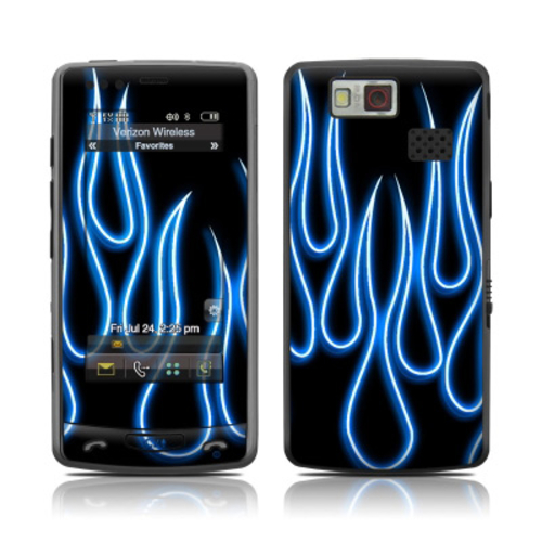 DecalGirl LVRS-NFLAMES-BLU LG Versa Skin - Blue Neon Flames