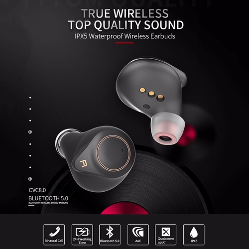 TWS Bluetooth 5.0 Earphone Stereo Wireless Active