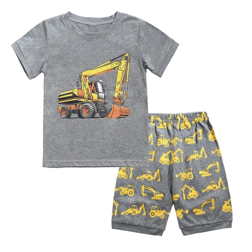 Summer Kids Baby Boy Girls Clothes Pajamas