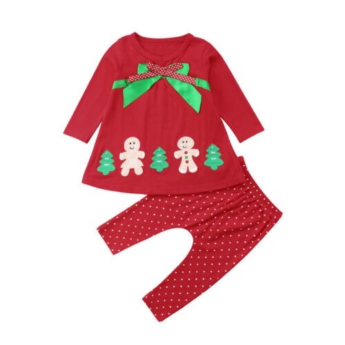 Christmas Toddler Kids Baby Boy Girl Outfits