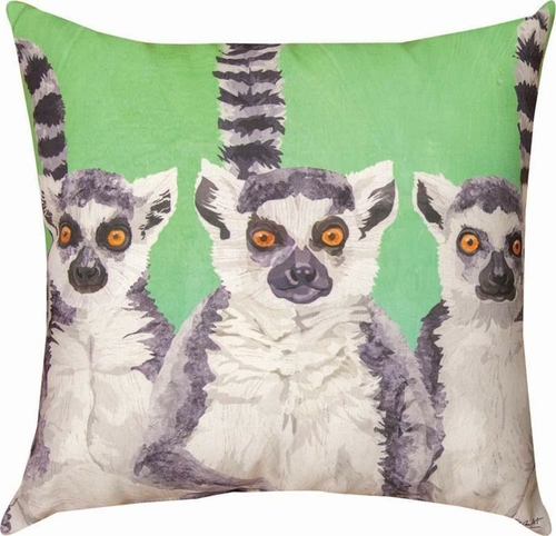 Manual Woodworkers & Weavers SL3LMU 18 x 18 in. 100 HR 3 Amigos lemurs