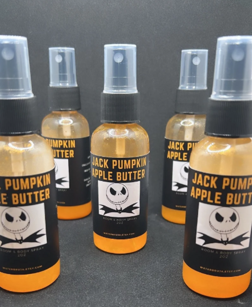 Jack Pumpkin Apple Butter Spray, Jack Skullington, Fall Room