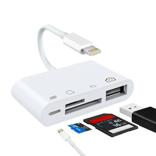 4 in 1 SD Card Reader  Compatible with iPhone And iPad