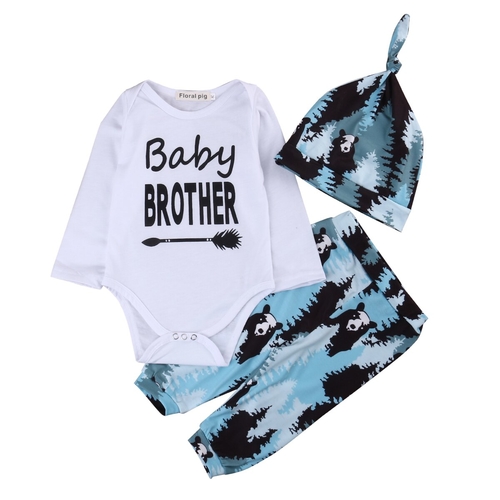 3Pcs Baby Clothing Set Newborn Baby Girls Boy