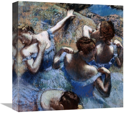 Global Gallery GCS-277309-16-142 16 in. Blue Dancers - Les Danseuses B