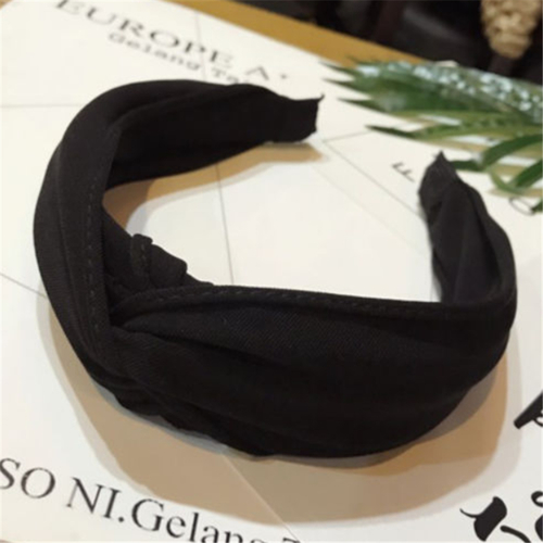 3Solid Colors Cute BabyGirl Fabri Hair Hoop