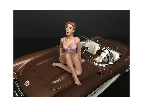 September Bikini Calendar Girl Figurine for 1/18 Scale Models by