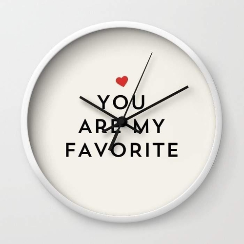 Main YOU ARE MY FAVORITE Wall clock image