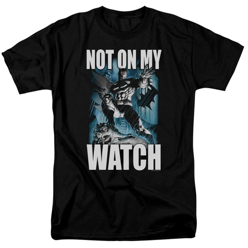 Trevco BM2881-AT-2 Batman & Not on My Watch Short Sleeve Cotton Adult 