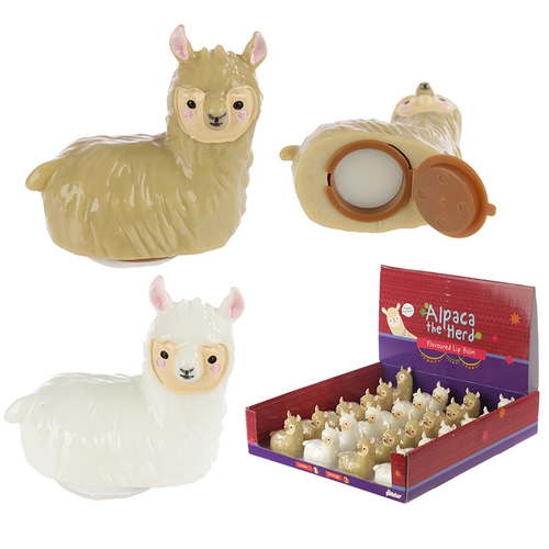 Funky Lip Balm - Cute Alpaca Design