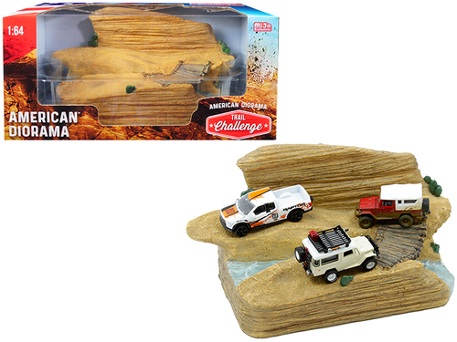 \Trail Challenge\" Resin Diorama for 1/64 Scale Models by American