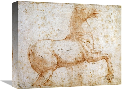 Global Gallery GCS-267235-16-142 16 in. Study of One of the Quirinal M