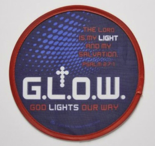 Christian Tools of Affirmation 153042 9 in. Dia. God Lights Our Way Fl