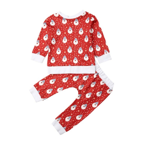 2pcs Christmas Newborn Baby Boys Girls Clothes