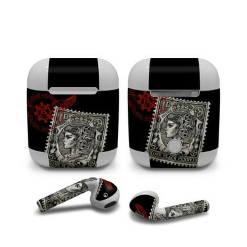DecalGirl AAP-BLKPEN Apple Air Pods Skin - Black Penny