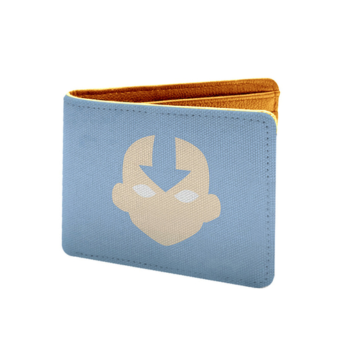 Cartoon  Design Blue Canvas, Artificial Leather