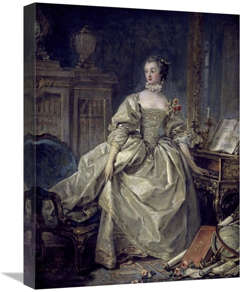 Global Gallery GCS-276819-22-142 22 in. La Madame De Pompadour Art Pri