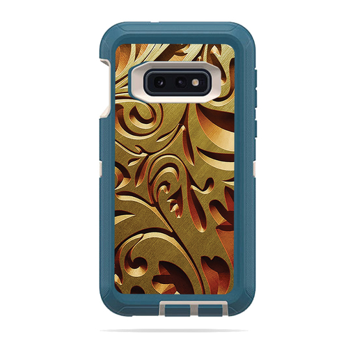 MightySkins OTDESG10E-Mosaic Gold Skin for Otterbox Defender Samsung G