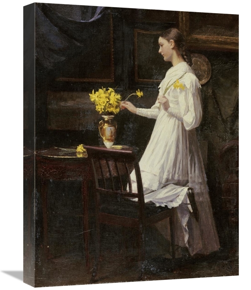 Global Gallery GCS-267390-22-142 22 in. Arranging Daffodils Art Print 